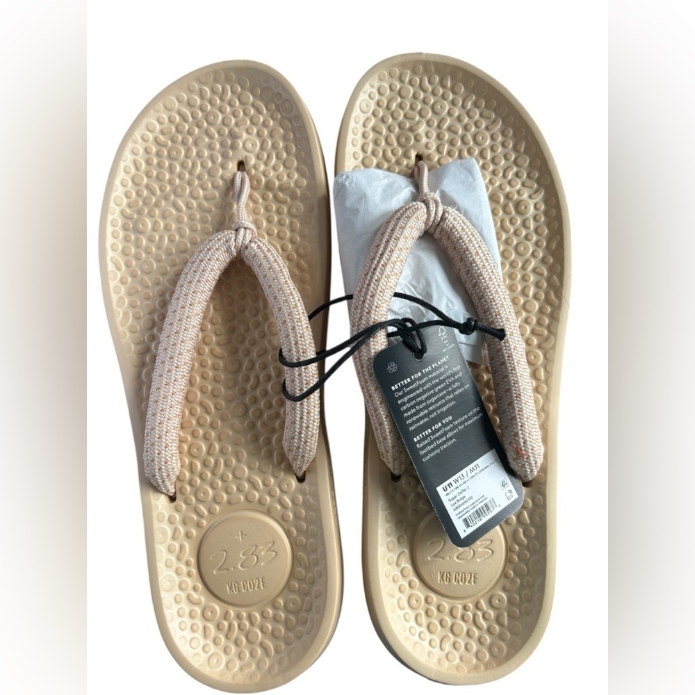 Men's Cream Allbirds Flip Flops